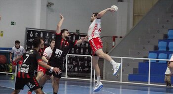 El jugador Jaime González, durante el encuentro