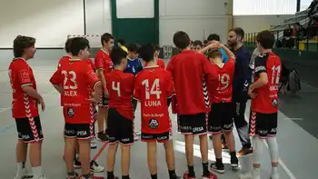 Los infantiles del Metalbur BM Burgos en una foto de archivo