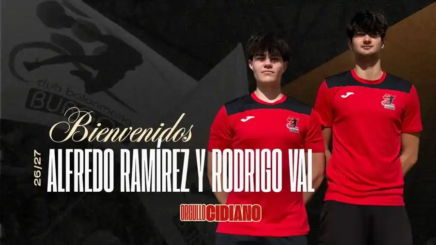 Alfredo Ramírez López y Rodrigo Val Claramunt se incorporan a la dinámica del primer equipo en la próxima temporada.