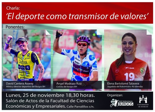 El Balonmano Burgos y la UBU organizan la charla ‘El deporte como transmisor de valores’
