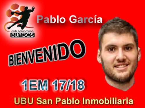 Pablo Garcia Garcia nuevo jugador de UBU San Pablo Inmobiliaria