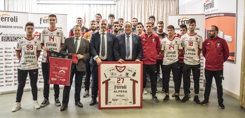 Ferroli vuelve a apoyar al Balonmano Burgos