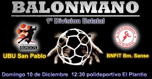 UBU San Pablo recibe este domingo en el Plantío a las 12:30 al Bnfit Bm. Sanse