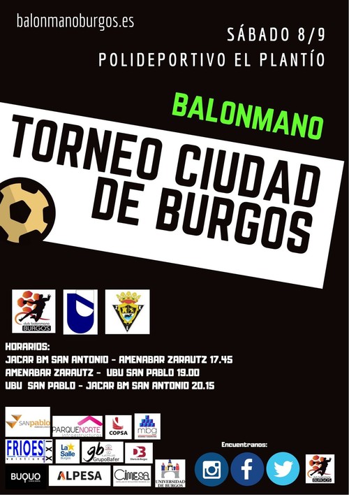 Este sábado se disputa el Torneo ciudad de Burgos