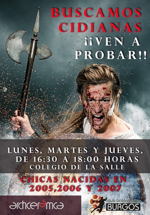 El Balonmano Burgos busca chicas