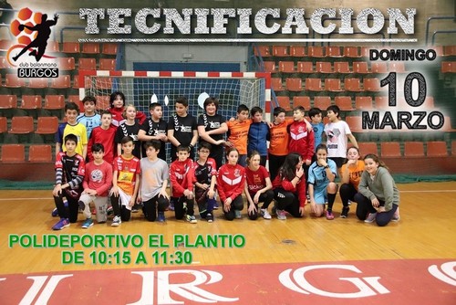 Domingo 10 de Marzo entrenamiento de tecnificación alevín