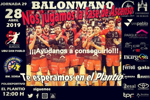 Último y decisivo partido del UBU San Pablo en el Plantío frente al CD Soria