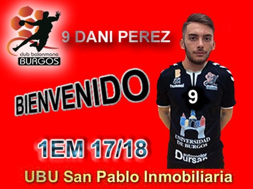 Daniel Pérez Bravo nuevo jugador del UBU San Pablo Inmobiliaria