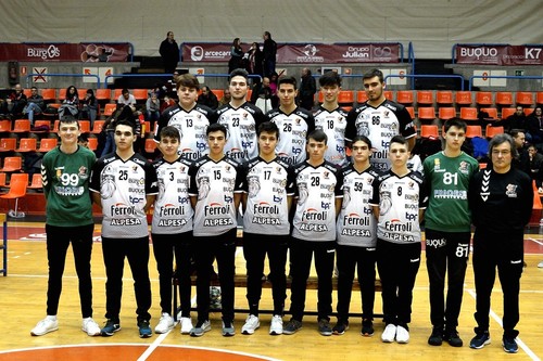 Tres jugadores del Juvenil Ferroli Balonmano Burgos seleccionados para el torneo internacional de Vila Nova de Gaia, en Portugal.