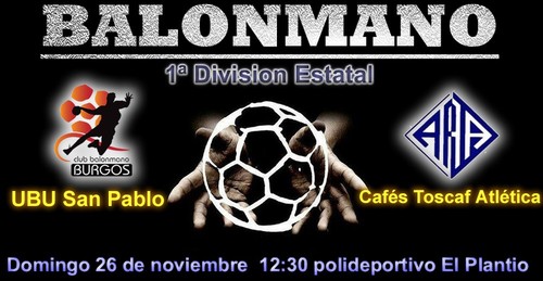 UBU San Pablo inmobiliaria recibe este domingo en el Plantío a las 12:30 a l cafes Toscaf Atletica