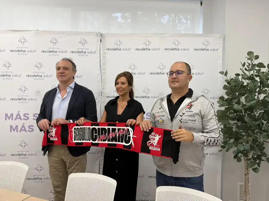 El Club Balonmano Burgos y Recoletas Salud Burgos renuevan su compromiso con el deporte para la temporada 26/27