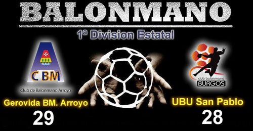 29-28 Ubu San Pablo pierde de nuevo de un gol en los últimos segundos